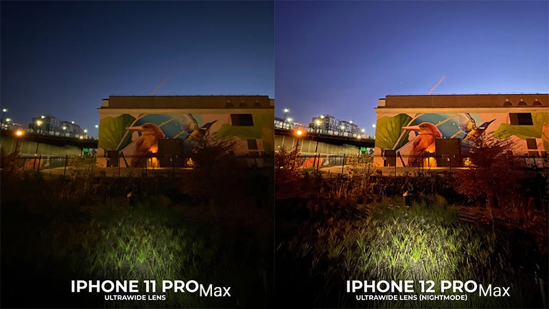 مقایسه آیفون ۱۱ پرو مکس با ۱۲ پرو مکس از نظر دوربین اولتراواید