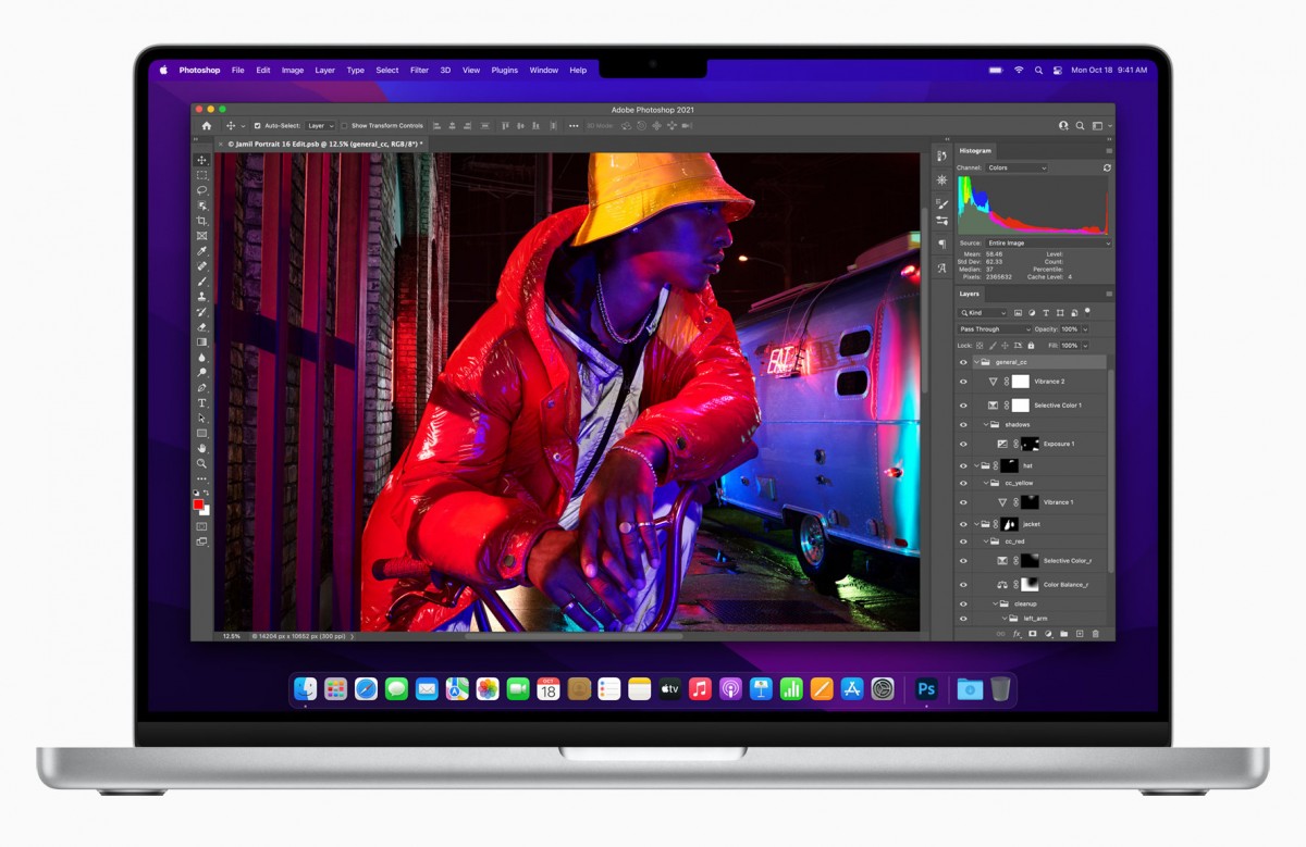 macbook پرو 2021 با تراشه M1 مکس