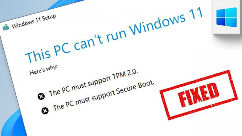 رفع مشکل TPM 2.0 در نصب ویندوز 11