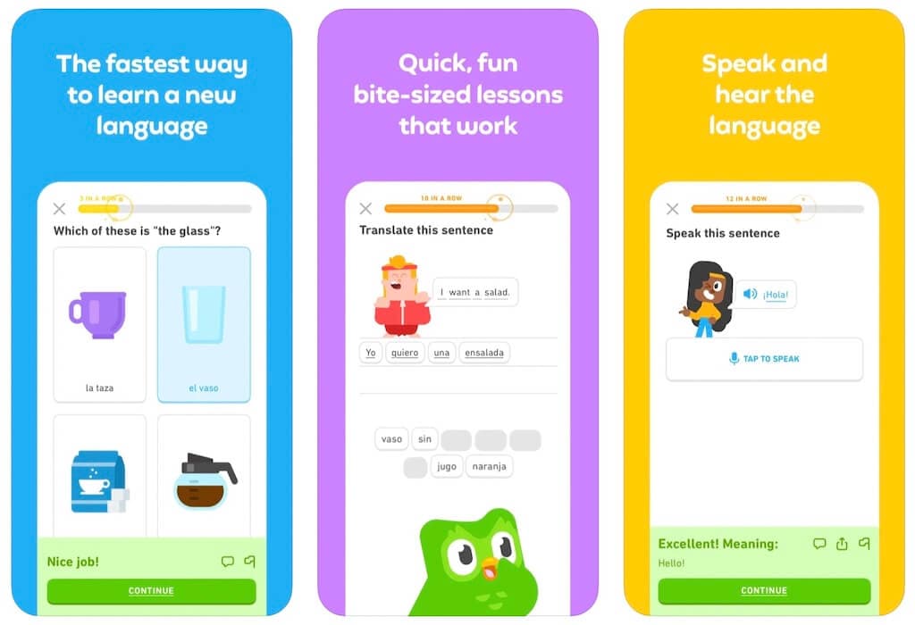 اپلیکیشن دولینگو - Duolingo برای آموزش ترکی استانبولی