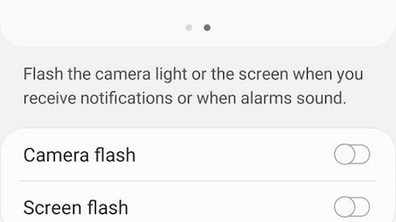 قابلیت flash notification