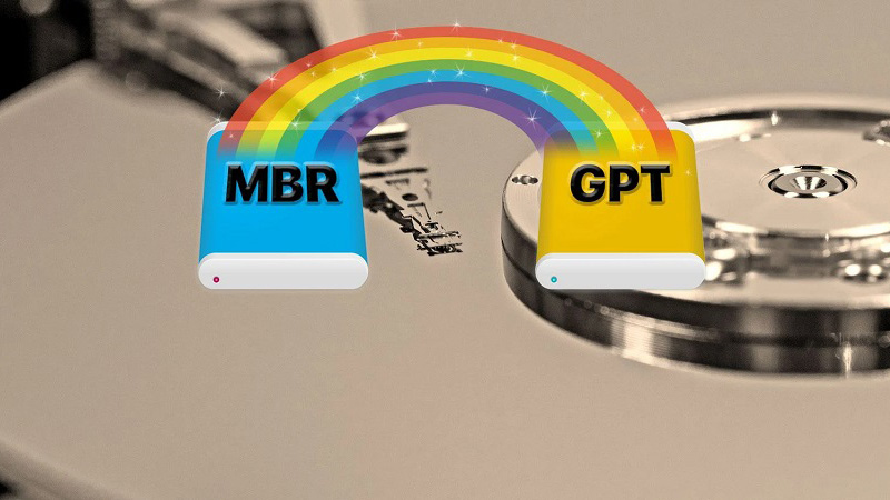 آموزش تبدیل دیسک MBR به GPT