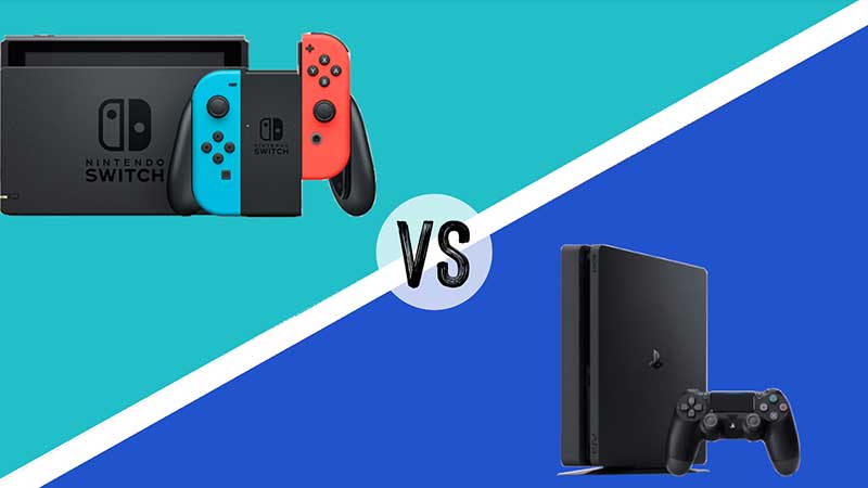 مقایسه Nintendo Switch با PS4