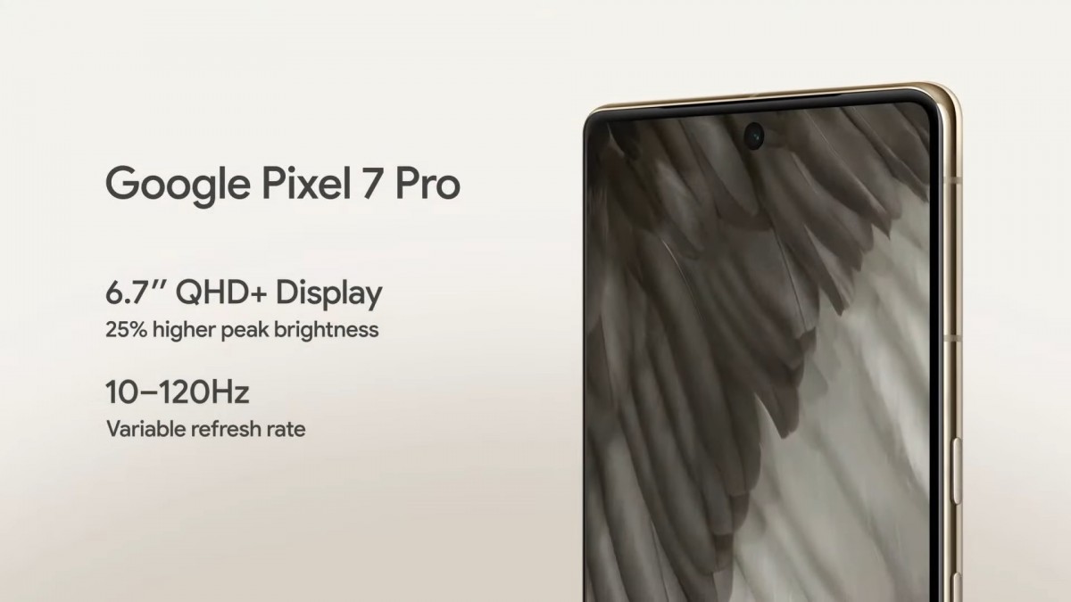 Pixel 7 Pro ekranı