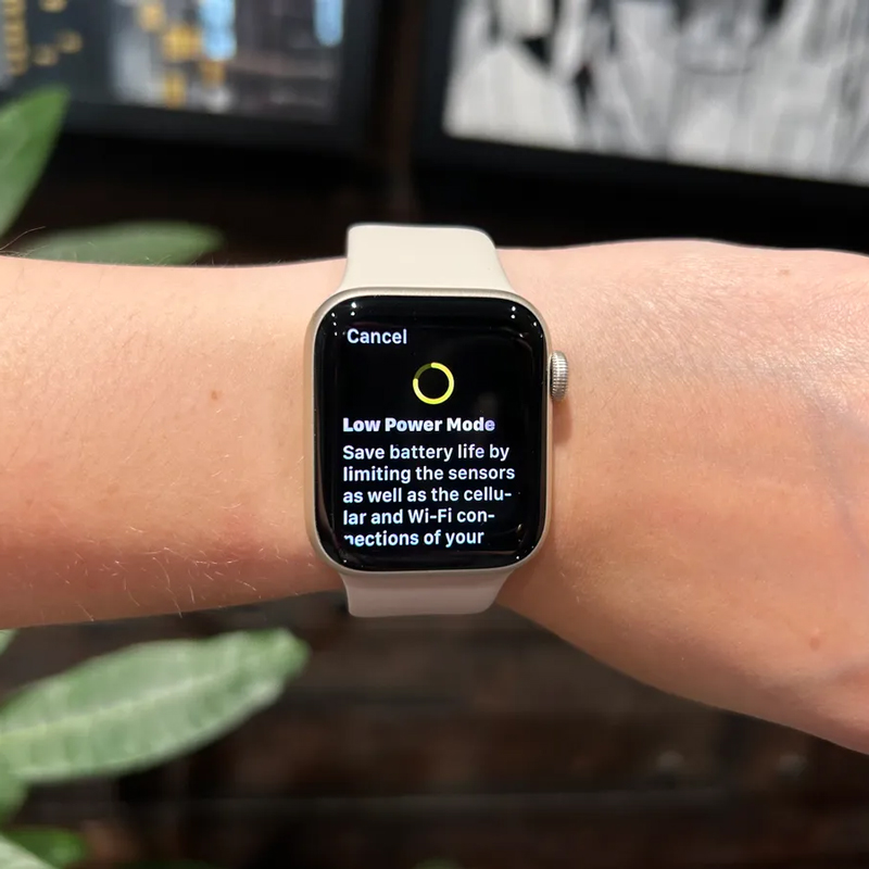 Apple Watch SE 2022'de Düşük Güç Modu