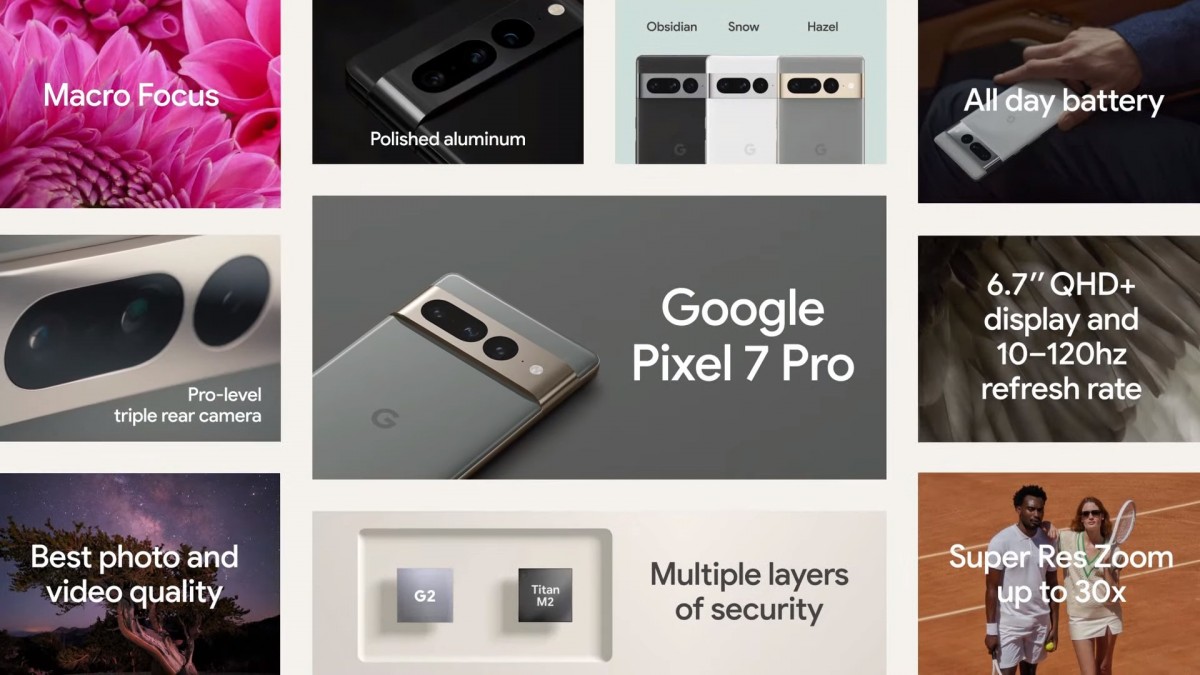 Pixel 7 Pro özellikleri