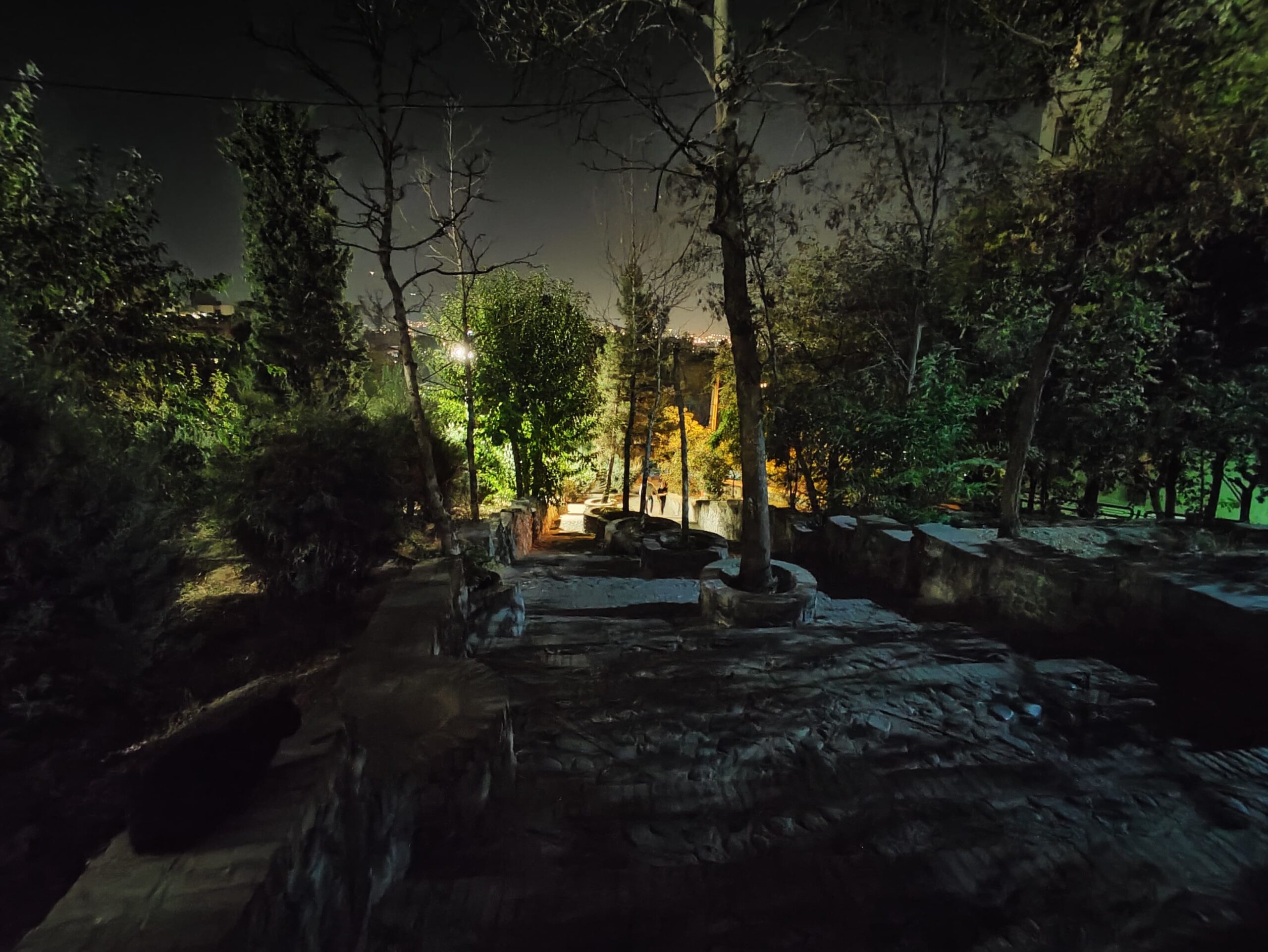نمونه عکس دوربین اولتراواید شیائومی ۱۲ لایت در شب با Night Mode روشن- عکس اول