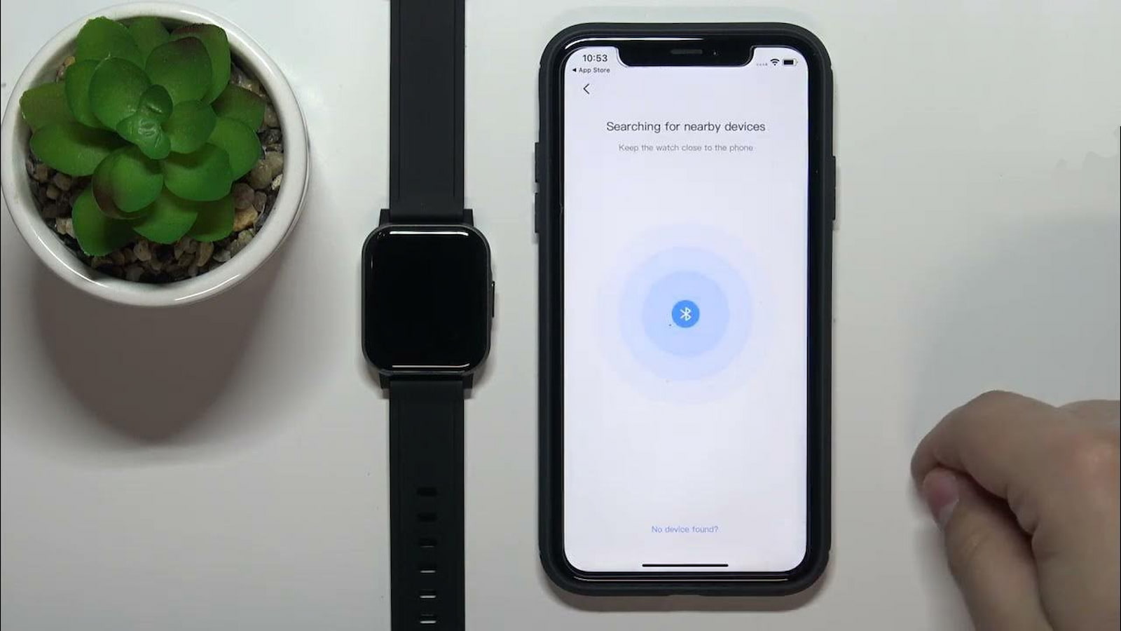 اتصال ساعت هوشمند هایلو به گوشی اپل