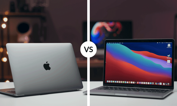 مقایسه macbook pro m1 با macbook air m1 در مشخصات سخت افزاری
