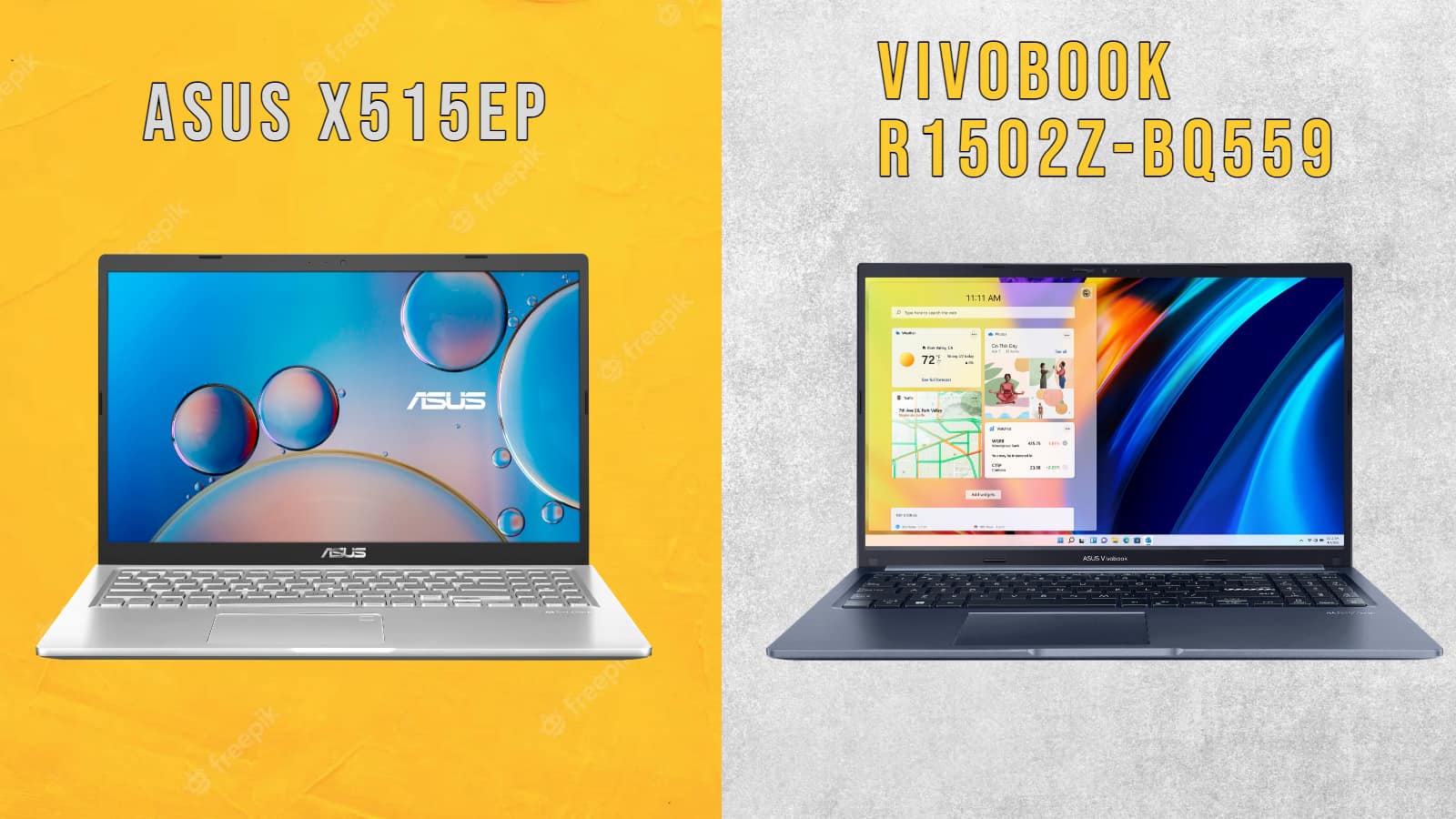 مقایسه VivoBook R1502Z-BQ55 با X515EP؛ کدام لپ تاپ اقتصادی i7 ایسوس بهتر است؟