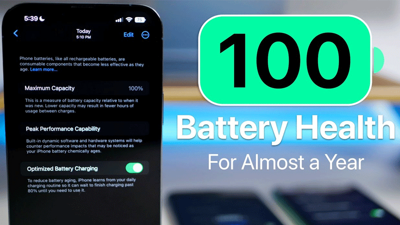 Berapa persen kesehatan baterai iPhone yang baik?
