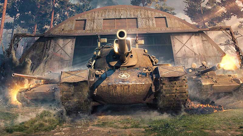بهترین بازی های رایگان برای ps5 - بازی World of Tanks