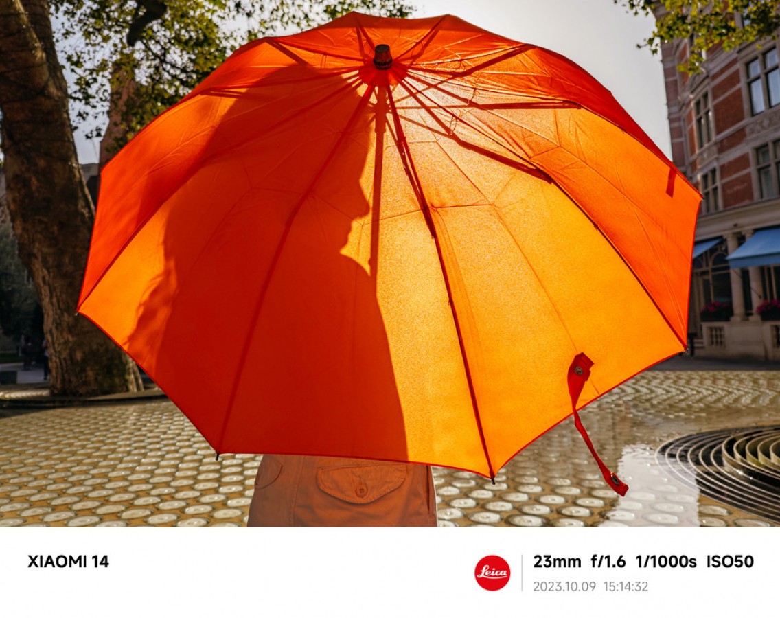 عکس ثبت شده از چتر با دوربین شیائومی ۱۴