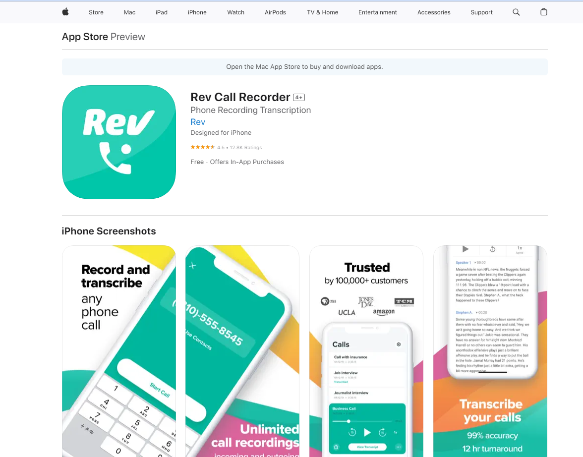 برنامه Rev Call Recorder بهترین برنامه برای ضبط تماس