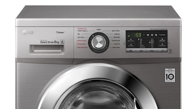 معنی rinse در ماشین لباسشویی ال جی چیست؟